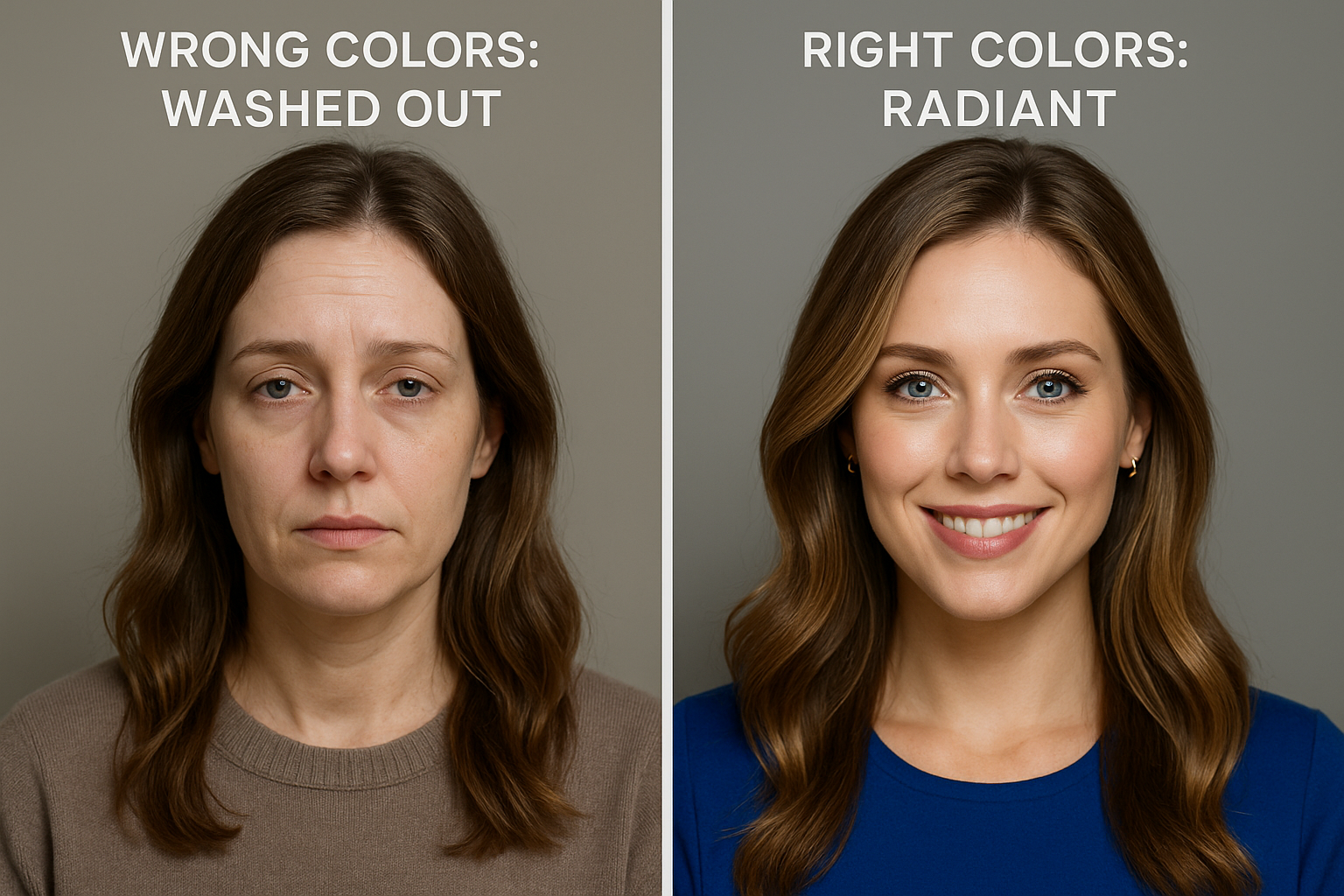 Before and After Color Analysis Comparison